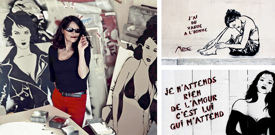 Le street art rayonne de plus en plus en France, découvrez l'une de ces artistes qui sont à l'origine de ce mouvement dans l'hexagone : Miss. Tic